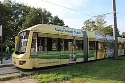 CVAG-Variobahn mit Vollwerbung, 2011