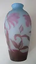 Vase in Überfangtechnik, ca. 1920er Jahre