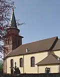 Südostseite der Kirche