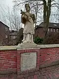 Statue des Heiligen Johannes Nepomuk über dem Nepomukkanal