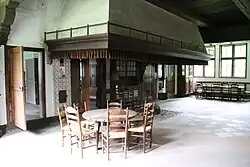 Flett mit Rauchabzug