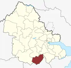 Lage des Øster Starup Sogn in der Vejle Kommune