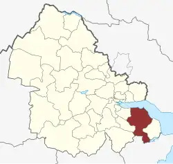 Lage des Gauerslund Sogn in der Vejle Kommune