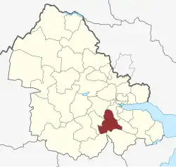 Lage des Højen Sogn in der Vejle Kommune