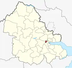 Lage des Sankt Johannes Sogn in der Vejle Kommune