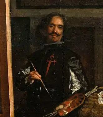 Selbstbildnis von Velázquez im Las Meninas-Gemälde