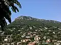 Vence, Blick auf den Berg Baou des Blancs