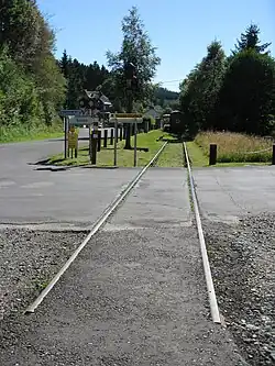 Restgleis und Radweg in Kalterherberg (2012)