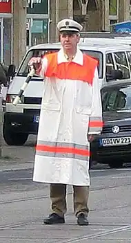Ehemalige bundesdeutsche Verkehrspolizei-Uniform