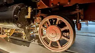 Laufradsatz geführt im Deichselgestell