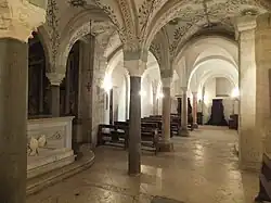 Südliches Querschiff der Krypta