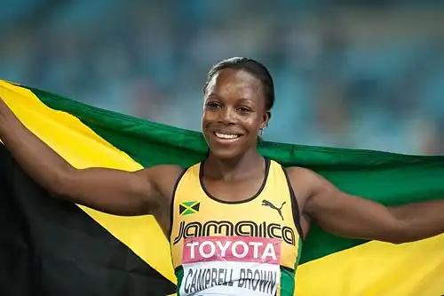 Veronica Campbell-Brown belegte im Finale Rang&nbsp;vier