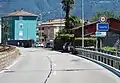 Hauptstrasse und Centovallibahn am Stadteingang von Locarno