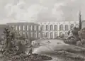 Göhltalviadukt (heute: Hammerbrücke Hergenrath) um 1843