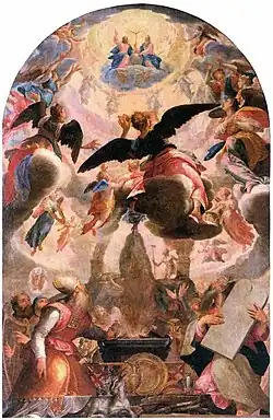 Anton Maria Viani: Opfer des Alten Bundes (Dreieinigkeitsaltar)