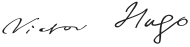 Hugos Unterschrift