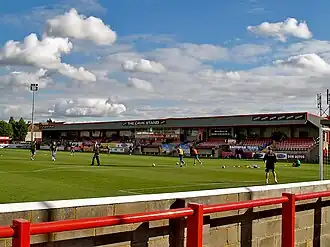 Der Carling Stand an der Victoria Road