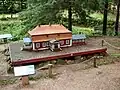 Miniaturnachbau eines Herrenhauses