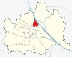 Lage von Brigittenau in Wien (anklickbare Karte)