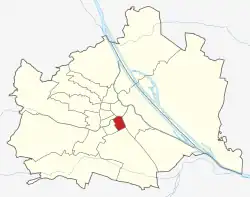 Lage von Wieden (Wien) in Wien (anklickbare Karte)