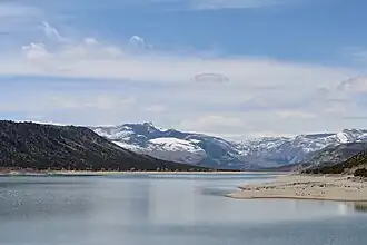 Das Boysen Reservoir am Wind River