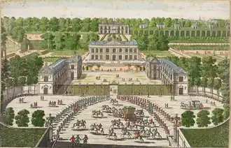Schloss Marly-le-Roi, abgerissen 1808 bis 1816, nahe Marly-le-Roi, Frankreich