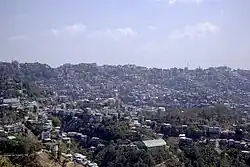 Blick über Aizawl