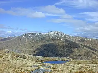 Blick von Südwesten zum Sgùrr nan Ceathreamhnan