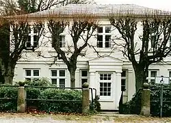 Das Wohnhaus von der Rückseite