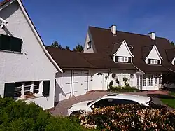 Villa Porsche in Stuttgart, Paul Bonatz, 1923. Aus der dem Heimatstil nahestehenden Stuttgarter Schule.