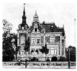 Villa Wölker, Karl Tauchnitzstrasse 15 (alt 31), Entwurf Max Pommer (1900)