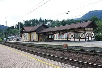 Bahnhof in Warmbad