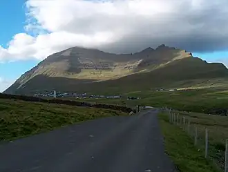 Villingadalsfjall auf Viðoy.