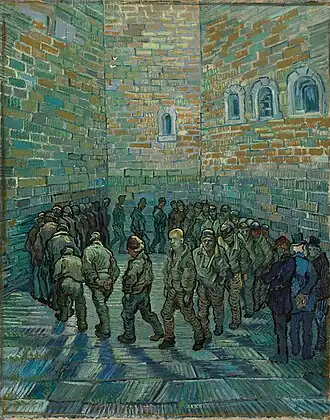 Vincent van Gogh: Der Rundgang der Gefangenen (nach Gustave Doré) (1889)