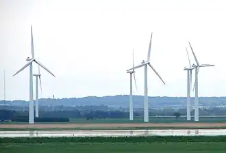 Windmühlen am Randers Fjord