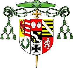 Wappen Vinzenz Joseph von Schrattenbach, Fürst-Bischof von Lavant
