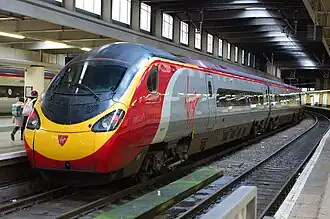 Ein Pendolino von Virgin Trains