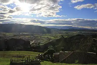 Landschaft von Samacá