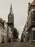 Vlaardingen, Turm der Heilige Lucaskerk am Kortedijk