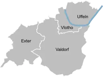 Administrative Gebietsgliederung von Vlotho