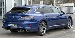 Heckansicht des Shooting Brake