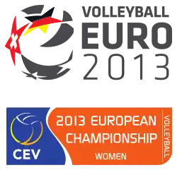 Logo der Volleyball-Europameisterschaft der Frauen 2013
