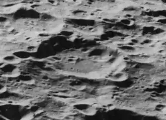 Lunar-Orbiter-5-Aufnahme, Blickrichtung west