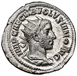 Münze des Volusianus