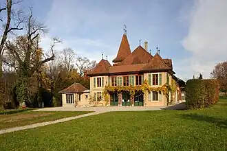 Das Von-Rütte-Gut in Sutz, Familiensitz und ab 1871 durch den Architekten ausgebaut