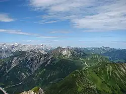 Das Vorkarwendel von der Seebergspitze