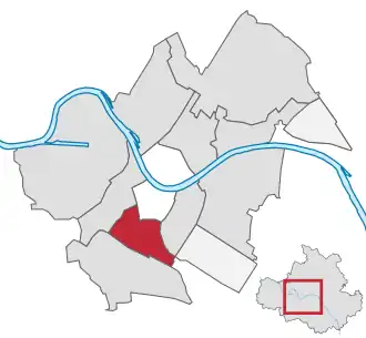 Lage der Seevorstadt in Dresden