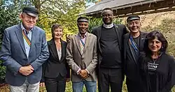 Vorstand der CV-Afrika-Hilfe mit Projektpartner, 2020