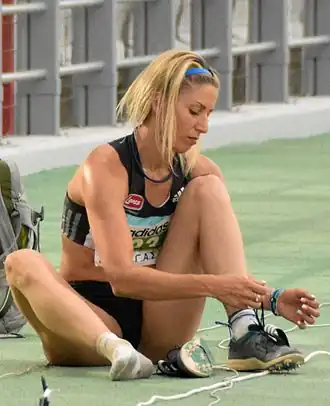 Paraskeví Papahrístou belegte Rang&nbsp;elf