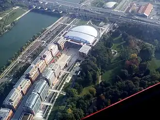 Das Zentrum mit Amphithéâtre